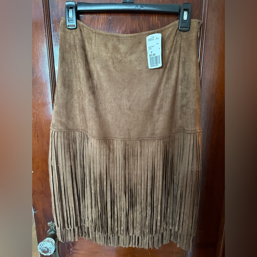 Western fringe skirt